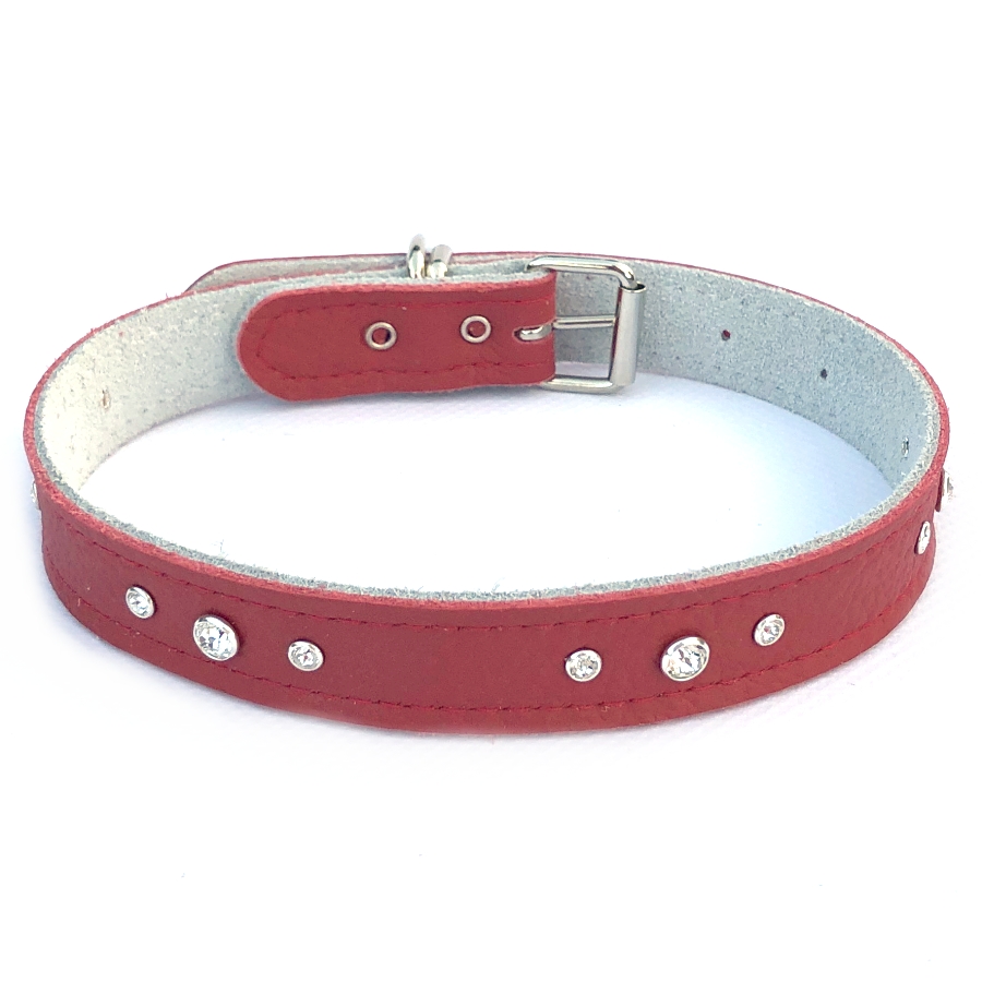 dog collars with swarovski crystals